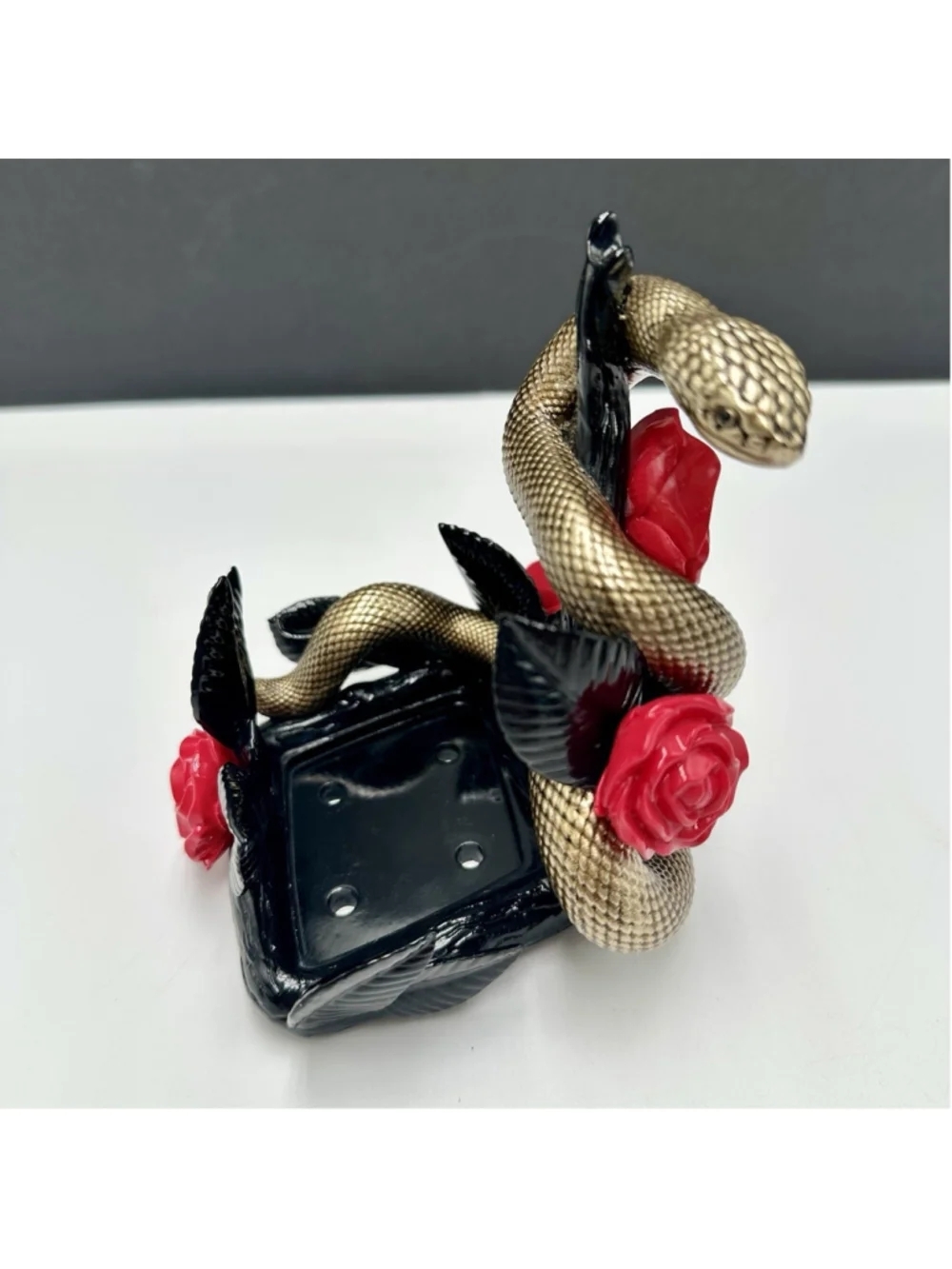 Bath And Body Works Snake And Roses Foaming Hand Soap Holder Goth Halloween - Picture 5 of 9